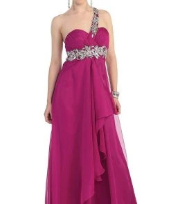 Formal Gowns May Queen - MQ1028 Ornate Strap Ruched Sweetheart A-line Prom Dress