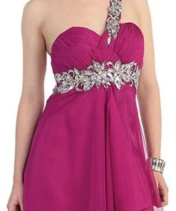 Formal Gowns May Queen - MQ1028 Ornate Strap Ruched Sweetheart A-line Prom Dress