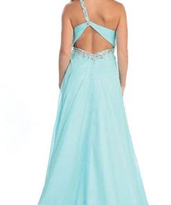 Formal Gowns May Queen - MQ1028 Ornate Strap Ruched Sweetheart A-line Prom Dress