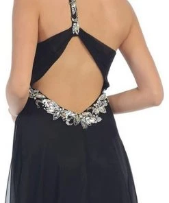 Formal Gowns May Queen - MQ1028 Ornate Strap Ruched Sweetheart A-line Prom Dress