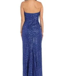 Formal Gowns May Queen - MQ1196 Sparkling Sequined Sweetheart Prom Gown 9 Formal Gowns May Queen - MQ1196 Sparkling Sequined Sweetheart Prom Gown