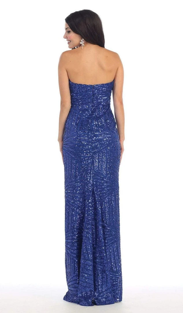 Formal Gowns May Queen - MQ1196 Sparkling Sequined Sweetheart Prom Gown 5 Formal Gowns May Queen - MQ1196 Sparkling Sequined Sweetheart Prom Gown