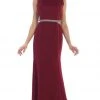 Formal Gowns May Queen - MQ1468 Sleeveless Embellished Low V-Back Evening Dress 2 Formal Gowns May Queen - MQ1468 Sleeveless Embellished Low V-Back Evening Dress