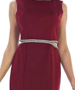 Formal Gowns May Queen - MQ1468 Sleeveless Embellished Low V-Back Evening Dress 9 Formal Gowns May Queen - MQ1468 Sleeveless Embellished Low V-Back Evening Dress