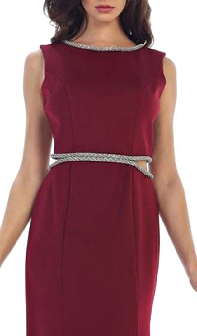 Formal Gowns May Queen - MQ1468 Sleeveless Embellished Low V-Back Evening Dress 4 Formal Gowns May Queen - MQ1468 Sleeveless Embellished Low V-Back Evening Dress