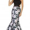 May Queen - MQ1526 Halter Floral Print Mermaid Evening Dress 2 May Queen - MQ1526 Halter Floral Print Mermaid Evening Dress