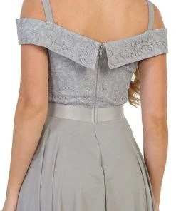 May Queen - MQ1540 Cold Shoulder Lace Prom Dress Formal Gowns 15 May Queen - MQ1540 Cold Shoulder Lace Prom Dress Formal Gowns