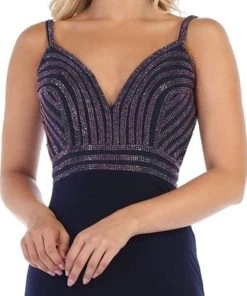 May Queen - MQ1587 Embellished Sweetheart Trumpet Evening Gown 8 May Queen - MQ1587 Embellished Sweetheart Trumpet Evening Gown