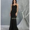 May Queen - MQ1806 Dual Straps Sweetheart Neck Long Dress - 1 Pc Black/Multi In Size 14 Available Formal Gowns 2 May Queen - MQ1806 Dual Straps Sweetheart Neck Long Dress - 1 Pc Black/Multi In Size 14 Available Formal Gowns