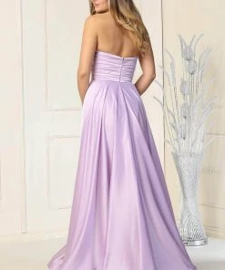 May Queen - MQ1846 Strapless Sweetheart Neck Prom Dress - 1 Pc Lilac In Size 10 Available Formal Gowns 5 May Queen - MQ1846 Strapless Sweetheart Neck Prom Dress - 1 Pc Lilac In Size 10 Available Formal Gowns