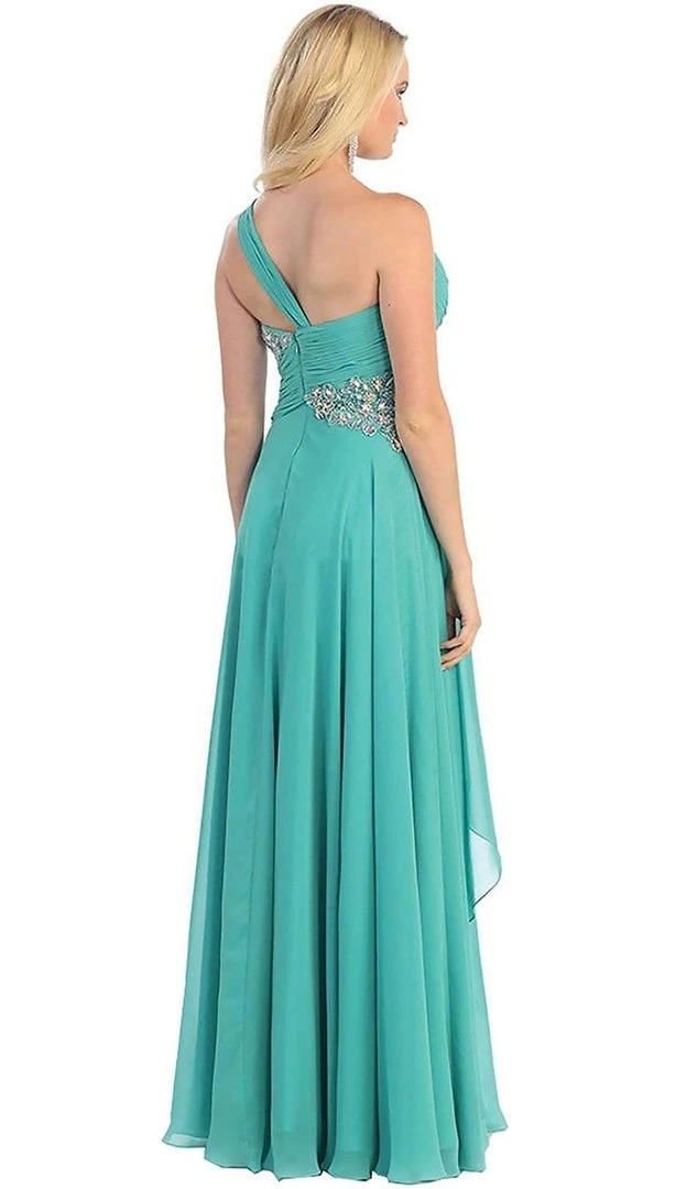May Queen - One Shoulder Strapped Sweetheart Evening Dress 9 May Queen - One Shoulder Strapped Sweetheart Evening Dress