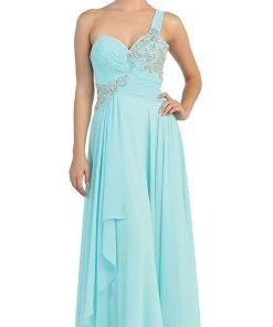 May Queen - One Shoulder Strapped Sweetheart Evening Dress 15 May Queen - One Shoulder Strapped Sweetheart Evening Dress