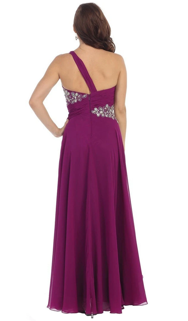 May Queen - One Shoulder Strapped Sweetheart Evening Dress 11 May Queen - One Shoulder Strapped Sweetheart Evening Dress