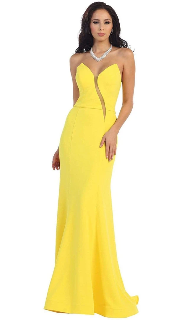 May Queen - RQ-7360 Strapless Sweetheart Trumpet Evening Dress 5 May Queen - RQ-7360 Strapless Sweetheart Trumpet Evening Dress