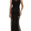 May Queen - RQ7626 Embroidered Illusion Bateau Dress Formal Gowns
