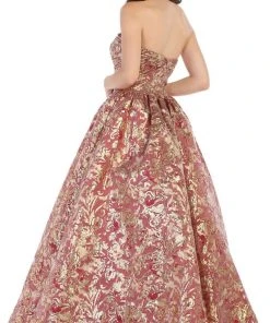 May Queen - RQ7653 Two Tone Strapless Sweetheart Ballgown