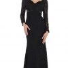 May Queen - RQ7657 Lace Plunging V Neck Evening Dress 2 May Queen - RQ7657 Lace Plunging V Neck Evening Dress