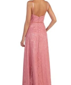 May Queen - Sleeveless Floral Evening Dress