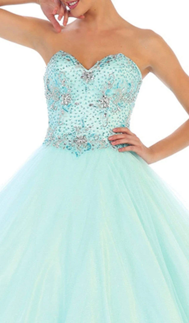 Formal Gowns May Queen - Strapless Sweetheart Evening Gown 4 Formal Gowns May Queen - Strapless Sweetheart Evening Gown