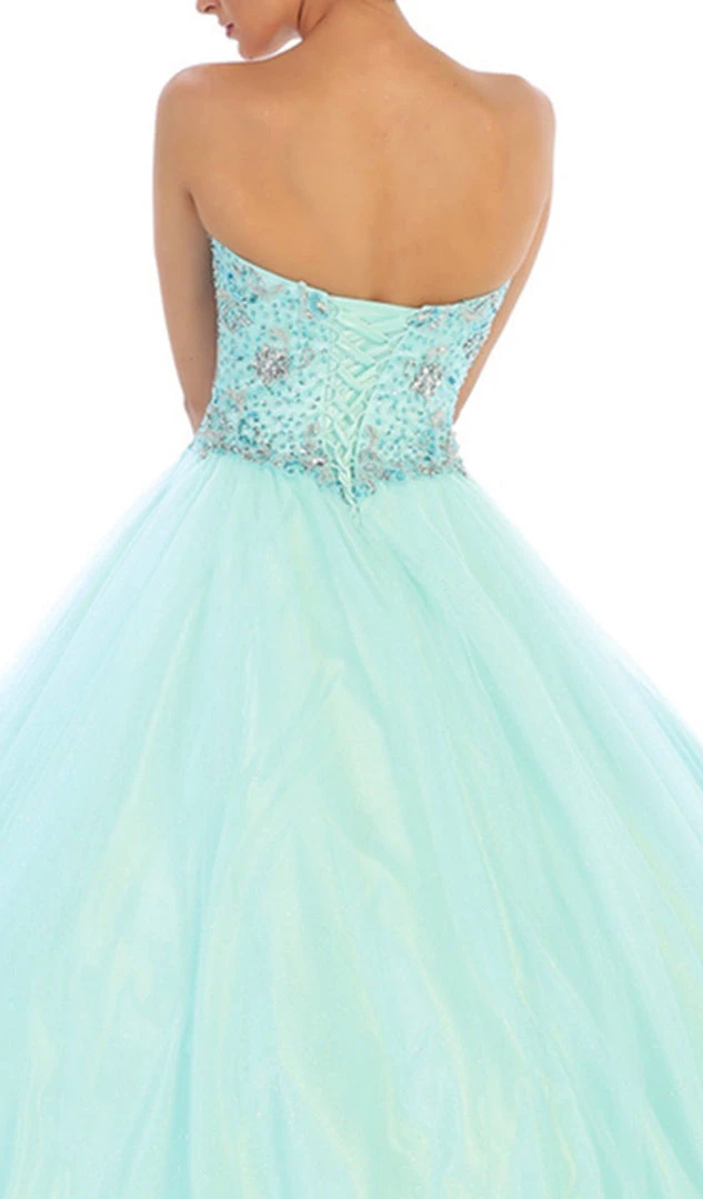 Formal Gowns May Queen - Strapless Sweetheart Evening Gown 8 Formal Gowns May Queen - Strapless Sweetheart Evening Gown
