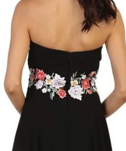 May Queen - Sweetheart Floral Empire Evening Gown Formal Gowns 13 May Queen - Sweetheart Floral Empire Evening Gown Formal Gowns