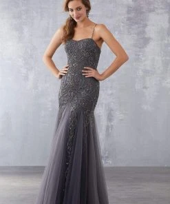 Formal Gowns MGNY By Mori Lee - 71736 Beaded Sweetheart Trumpet Dress