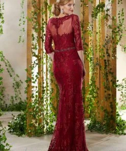 MGNY By Mori Lee - 71924 Embroidered V-neck Trumpet Dress 5 MGNY By Mori Lee - 71924 Embroidered V-neck Trumpet Dress