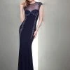Formal Gowns MIGNON - Illusion Embellished Jersey Gown VM1336B