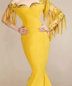 MNM Couture - 2339 Floral Off Shoulder Mermaid Dress Formal Gowns 7 MNM Couture - 2339 Floral Off Shoulder Mermaid Dress Formal Gowns