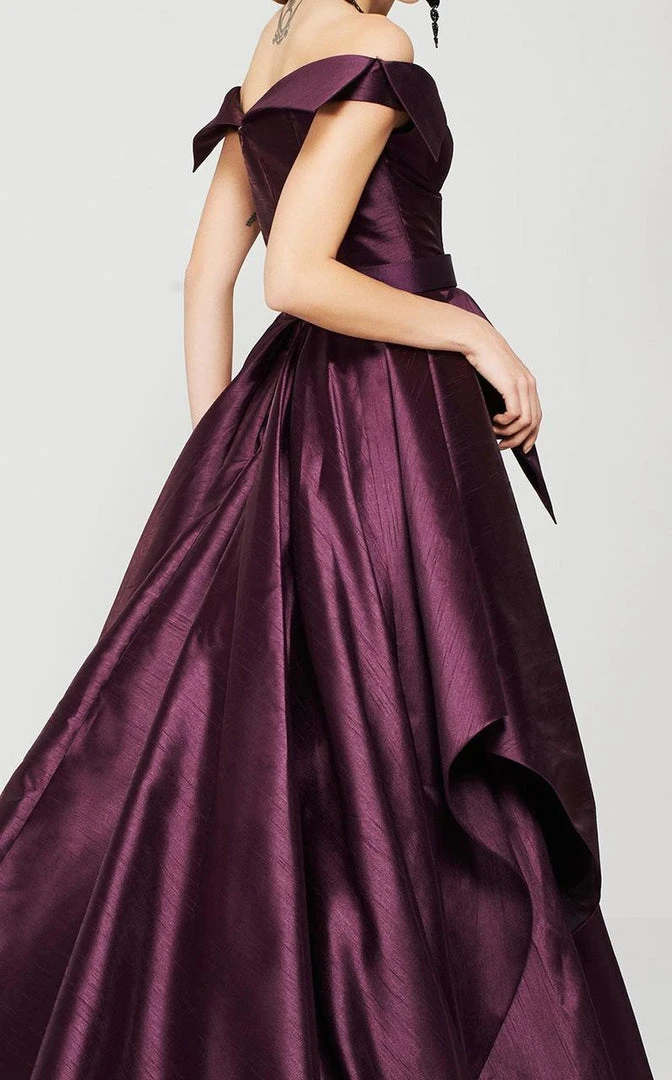 MNM Couture - 2371 Off-Shoulder Paneled Evening Gown 6 MNM Couture - 2371 Off-Shoulder Paneled Evening Gown