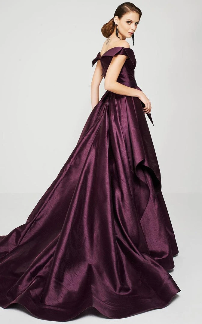 MNM Couture - 2371 Off-Shoulder Paneled Evening Gown 4 MNM Couture - 2371 Off-Shoulder Paneled Evening Gown