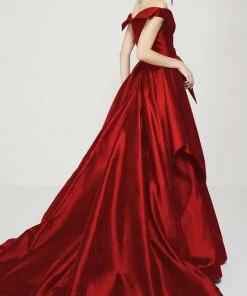 MNM Couture - 2371 Off-Shoulder Paneled Evening Gown 21 MNM Couture - 2371 Off-Shoulder Paneled Evening Gown