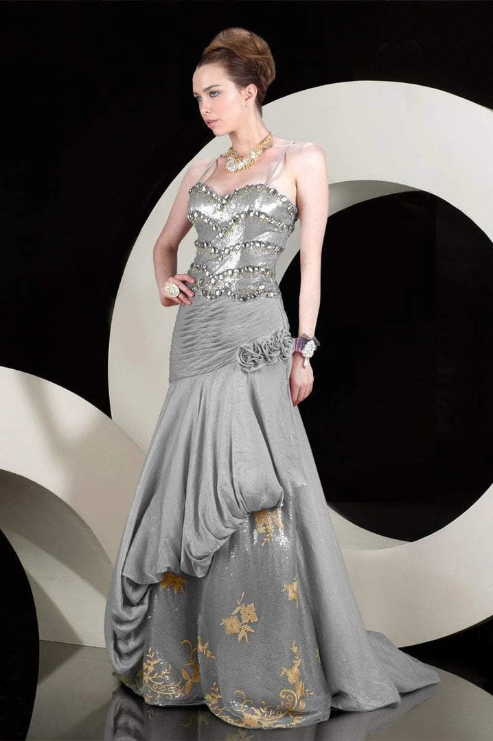 MNM Couture - 6050 Bedazzled Sweetheart A-line Dress Formal Gowns 5 MNM Couture - 6050 Bedazzled Sweetheart A-line Dress Formal Gowns