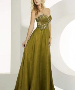 MNM Couture - 6463 Beaded Sweetheart A-line Dress Formal Gowns