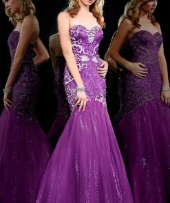 Formal Gowns MNM Couture - 8014 Bejeweled Sweetheart Trumpet Dress 8 Formal Gowns MNM Couture - 8014 Bejeweled Sweetheart Trumpet Dress