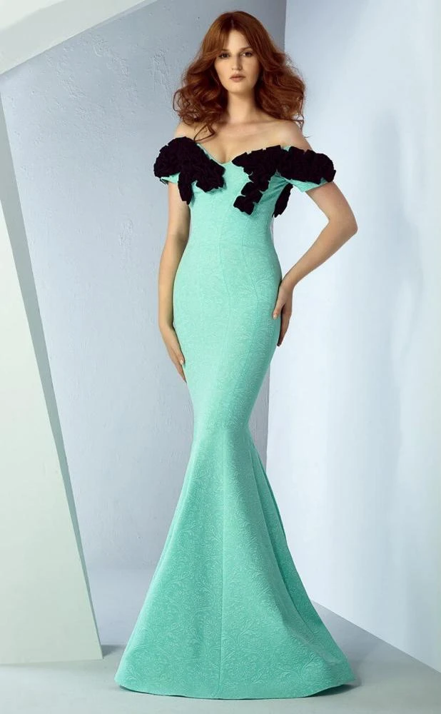 MNM Couture - G0854 Illusion Bateau Mermaid Dress Formal Gowns 3 MNM Couture - G0854 Illusion Bateau Mermaid Dress Formal Gowns