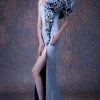 Formal Gowns MNM COUTURE - G1046 Ruffled Off-Shoulder Sheath Dress