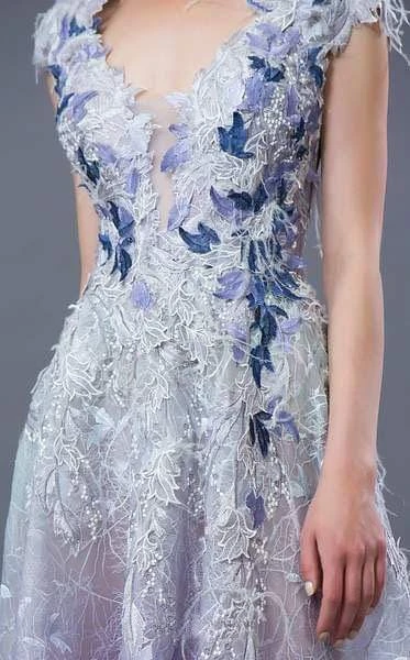 MNM COUTURE - K3656 Embroidered Scoop A-line Dress 5 MNM COUTURE - K3656 Embroidered Scoop A-line Dress