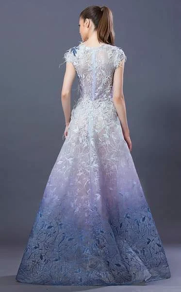 MNM COUTURE - K3656 Embroidered Scoop A-line Dress 4 MNM COUTURE - K3656 Embroidered Scoop A-line Dress