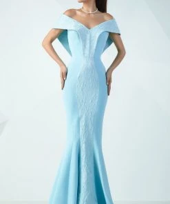 MNM Couture - Lace Off Shoulder Haute Couture Dress G0718