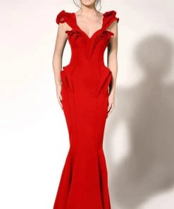 Formal Gowns MNM Couture - Ruffle Accented Sweetheart Mermaid Dress 2263 18 Formal Gowns MNM Couture - Ruffle Accented Sweetheart Mermaid Dress 2263