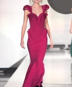 Formal Gowns MNM Couture - Ruffle Accented Sweetheart Mermaid Dress 2263 21 Formal Gowns MNM Couture - Ruffle Accented Sweetheart Mermaid Dress 2263