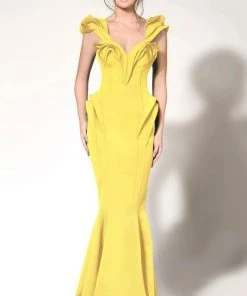 Formal Gowns MNM Couture - Ruffle Accented Sweetheart Mermaid Dress 2263 20 Formal Gowns MNM Couture - Ruffle Accented Sweetheart Mermaid Dress 2263