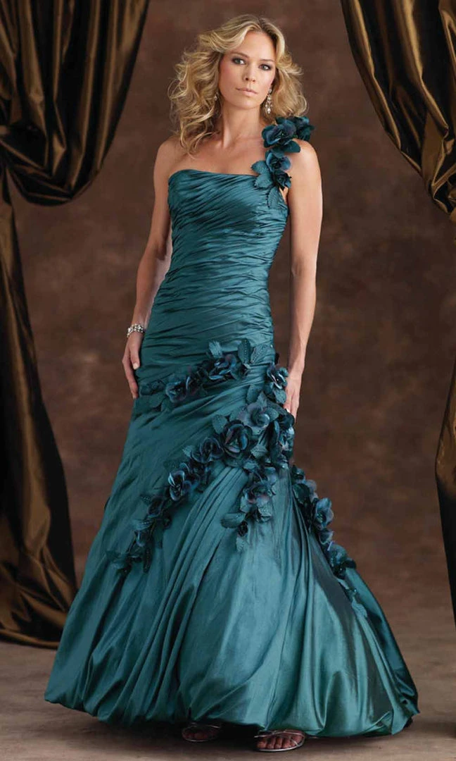 Montage By Mon Cheri - 110940 Floral Appliqued Mermaid Evening Gown Formal Gowns 3 Montage By Mon Cheri - 110940 Floral Appliqued Mermaid Evening Gown Formal Gowns