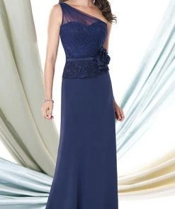 Montage By Mon Cheri - 114927 Illusion Asymmetrical Long Dress