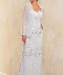 Montage By Mon Cheri - 15973 Appliqued Sweetheart Long Formal Dress Formal Gowns