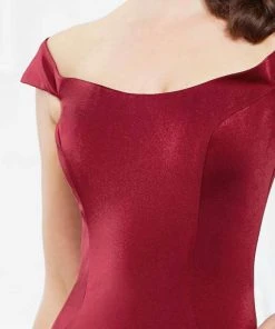 Formal Gowns Montage By Mon Cheri - 217952 Off-Shoulder Tulle Dress