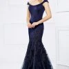 Formal Gowns Montage By Mon Cheri - 217952 Off-Shoulder Tulle Dress