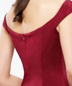 Formal Gowns Montage By Mon Cheri - 217952 Off-Shoulder Tulle Dress