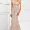 Formal Gowns Montage By Mon Cheri - Floral Embroidered Lace And Tulle Gown 118966